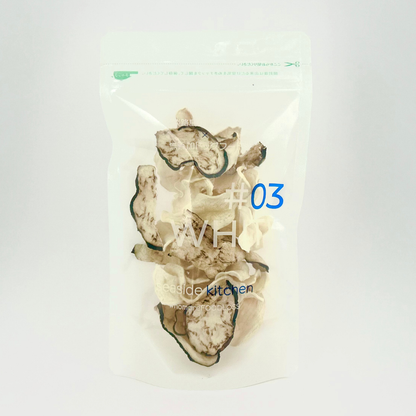 #03_WHITE（犬用乾燥野菜） - 淡路島産規格外野菜を使った完全無添加ドッグフード・おやつ